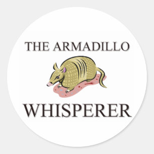 Sticker Rond Armadillo Whisperer