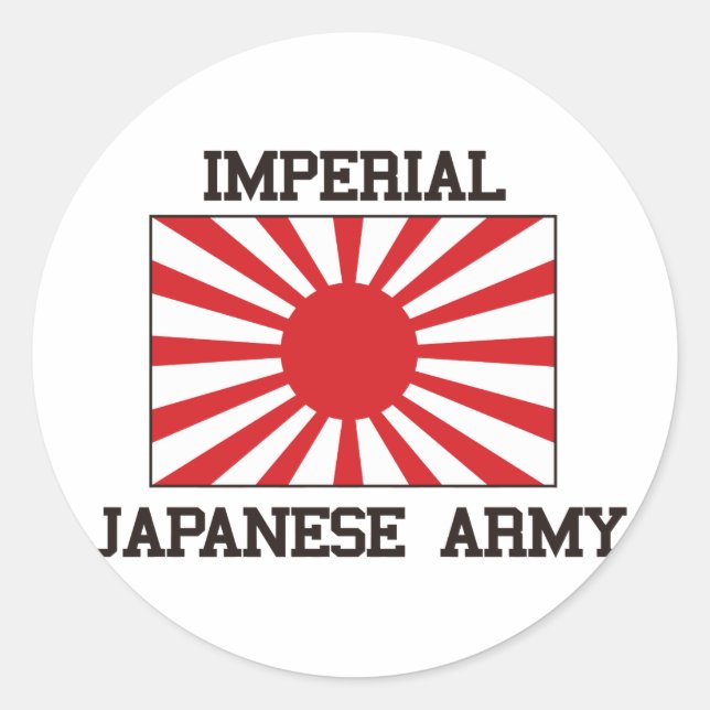 Sticker Rond Armée impériale japonaise (Devant)