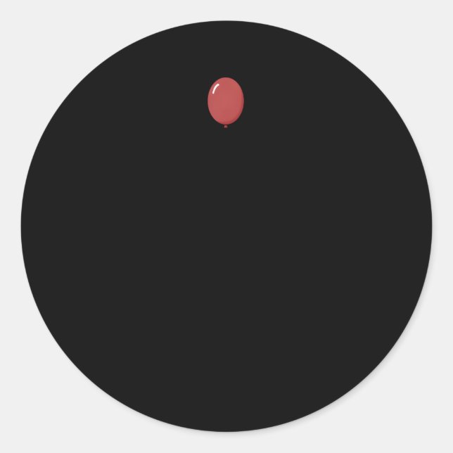 Sticker Rond Armes cinéma d'horreur (Devant)