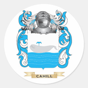 Sticker Rond Armoiries de Cahill (crête de famille)