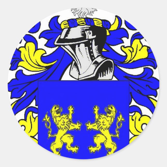 Sticker Rond Armoiries de Carter (Devant)
