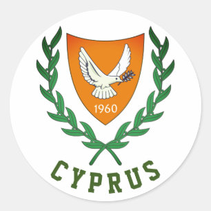 Sticker Rond Armoiries de CHYPRE