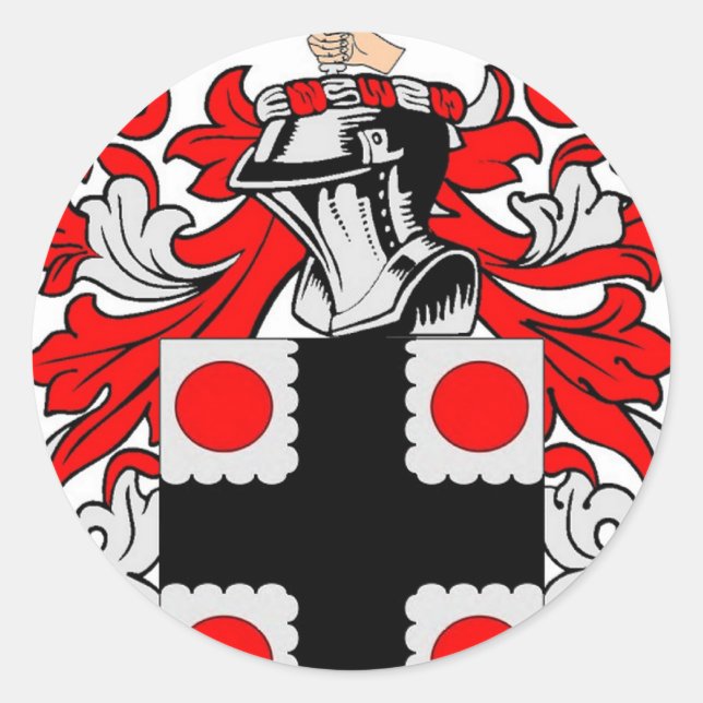 Sticker Rond Armoiries de Clayton (Devant)