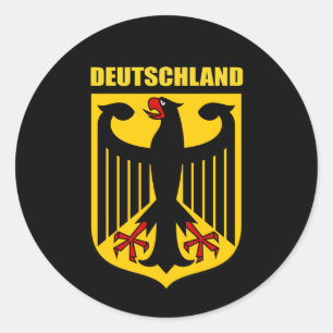 Sticker Rond Armoiries de Deutschland