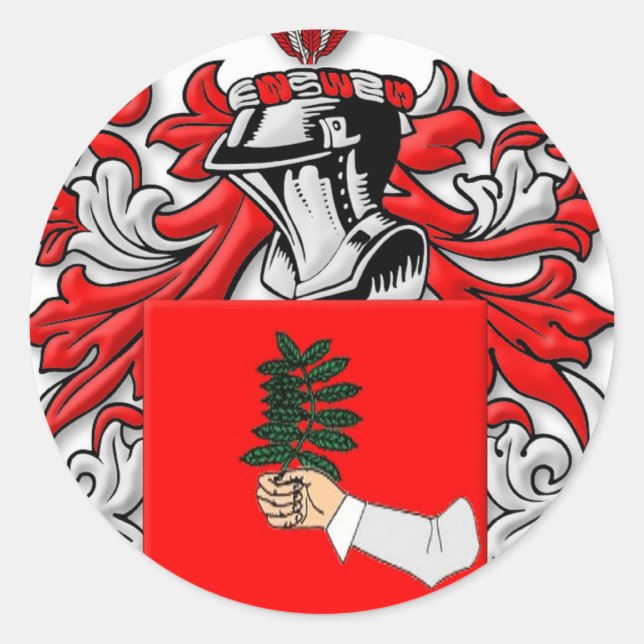 Sticker Rond Armoiries de Dibendetto (Devant)
