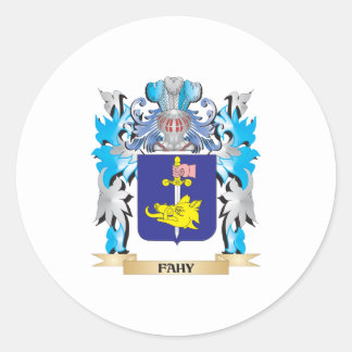 Sticker Rond Armoiries de Fahy - Armoiries de la famille