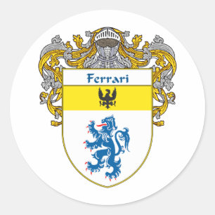 Sticker Rond Armoiries de Ferrari (moulées)