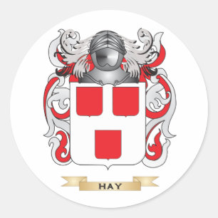 Sticker Rond Armoiries de foin (crête de famille)