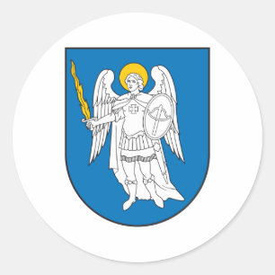 Sticker Rond Armoiries De Kiev