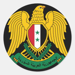 Sticker Rond armoiries de la syrie