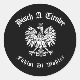 Sticker Rond Armoiries de l'Aigle Autriche