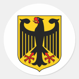 Sticker Rond Armoiries de l'Allemagne