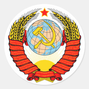 Sticker Rond Armoiries de l'ex-Union soviétique