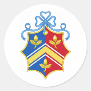 Sticker Rond Armoiries de Middleton / Middleton Family Crest