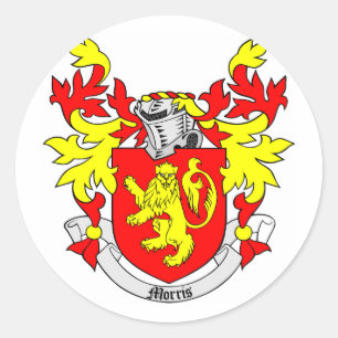 Sticker Rond Armoiries de MORRIS