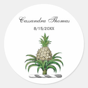 Sticker Rond Armoiries de Preppy Heraldic
