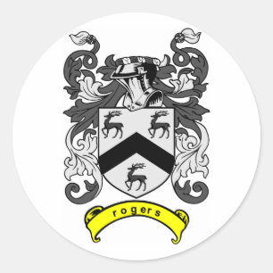Sticker Rond Armoiries de ROGERS