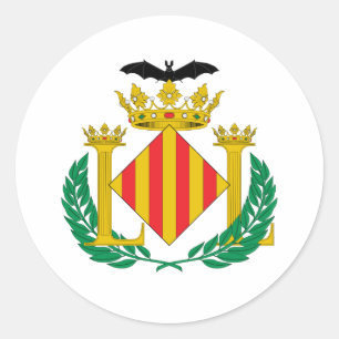 Sticker Rond Armoiries De Valence