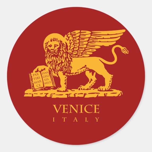 Sticker Rond Armoiries de Venise (Devant)