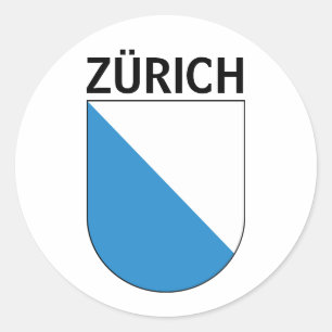 Sticker Rond Armoiries de Zürich