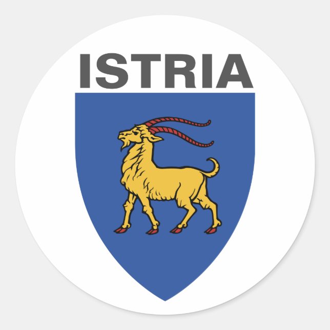 Sticker Rond Armoiries d'Istrie (Devant)