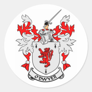 Sticker Rond Armoiries d'O'DWYER