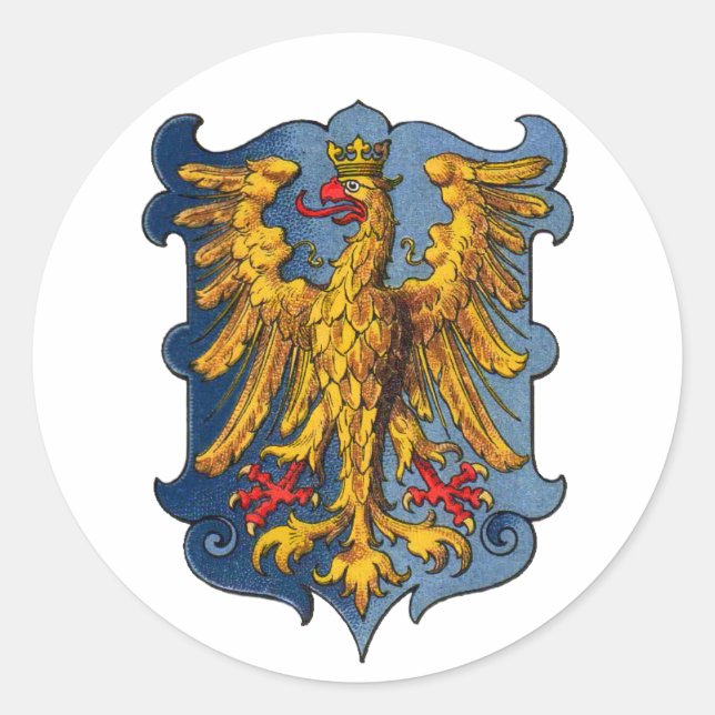 Sticker Rond Armoiries du Frioul (Devant)