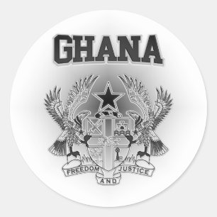 Sticker Rond Armoiries du Ghana