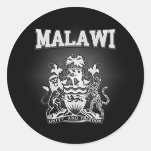 Sticker Rond Armoiries du Malawi