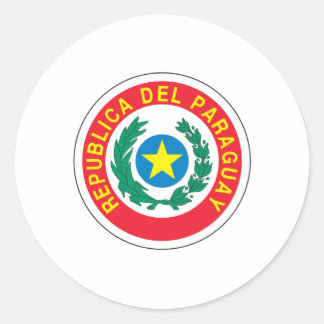 Sticker Rond Armoiries du Paraguay