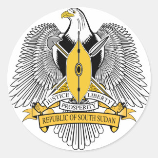Sticker Rond Armoiries du Soudan du Sud