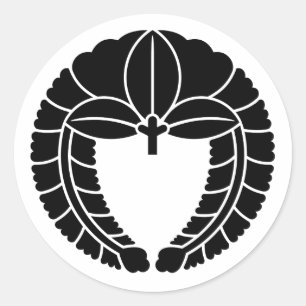 Sticker Rond [Armoiries familiales] Glycine orthodoxe