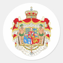 Armoiries royales vintages du Danemark