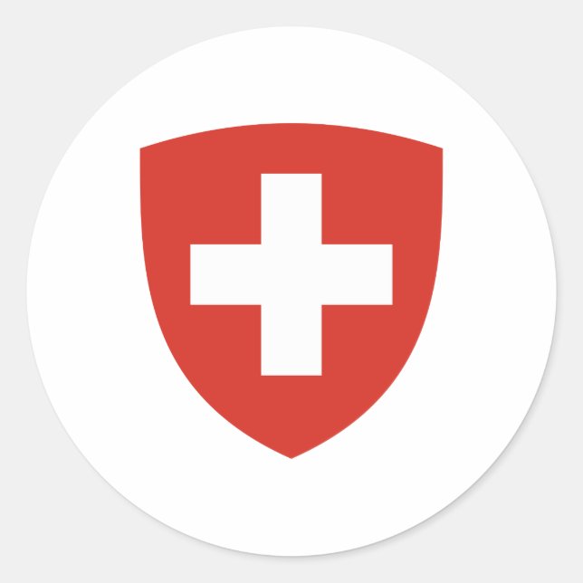 Sticker Rond Armoiries suisses (Devant)