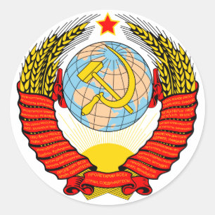 Sticker Rond Armoiries Symbole héraldique officiel de l'Union s