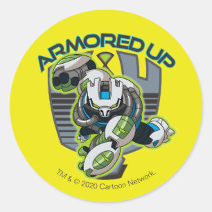 Sticker Rond Armorcé vers le haut - Omni-Kix