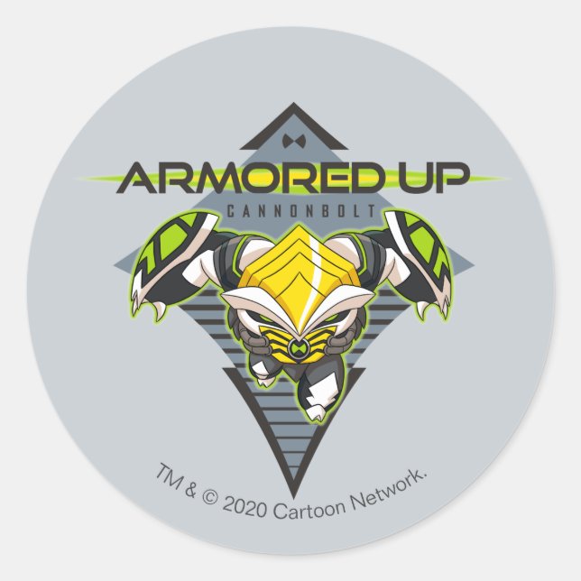 Sticker Rond Armored Up - Cannonbolt Omni-Kix (Devant)
