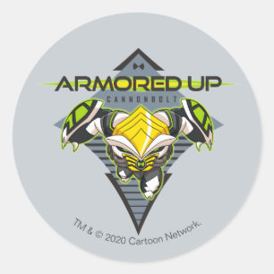 Sticker Rond Armored Up - Cannonbolt Omni-Kix