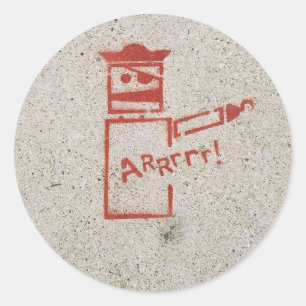 Sticker Rond Arr
