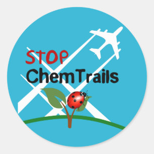 Sticker Rond Arrêter les chemins écocide de buissons dame