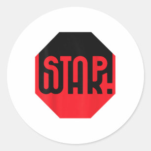 Sticker Rond Arrêtez la guerre ! Une conception anti-guerre uni