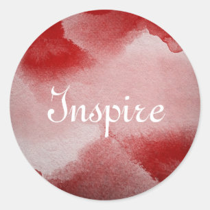 Sticker Rond arrière - plan abstrait de peinture