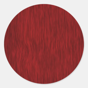 Sticker Rond Arrière - plan de céréales en bois brut - Rouge