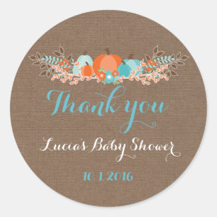 Sticker Rond Arrière - plan de toile de jute d'étiquettes de