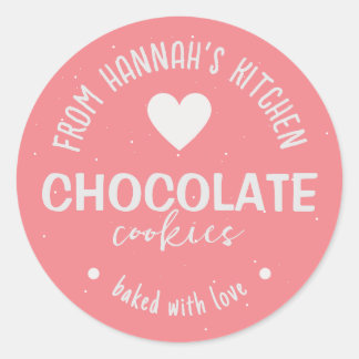 Sticker Rond Arrière - plan Parties scintillant Rose Cuit Avec 