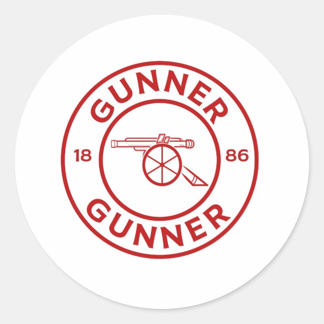 Sticker Rond Arsenal (Devant)