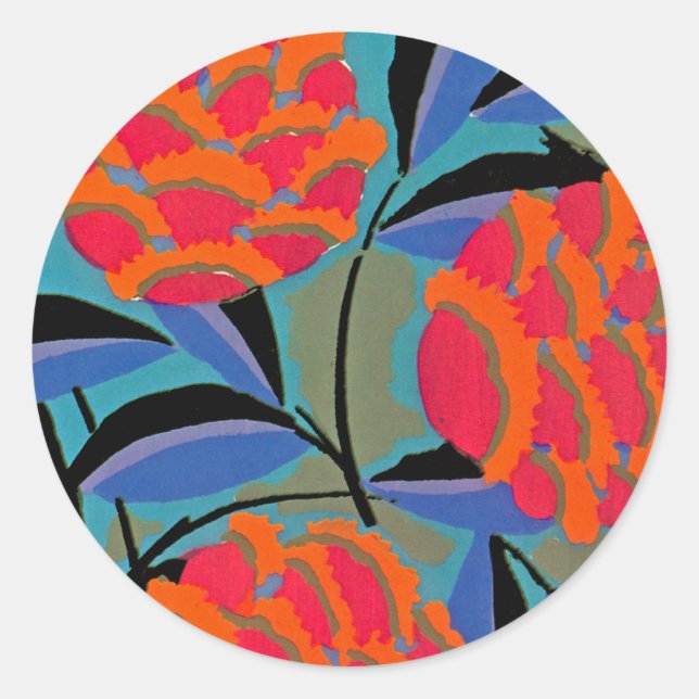 Sticker Rond Art Déco de Seguy #2 à Emporio Moffa (Devant)