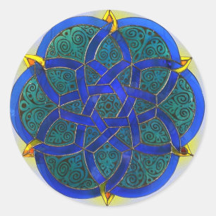 Sticker Rond Art islamique