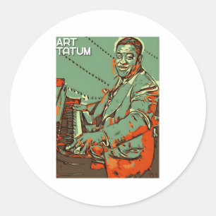 Sticker Rond Art Tatum