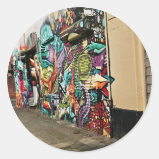 Sticker Rond Art urbain